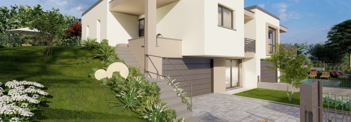 Villa bifamiliare a Villa Guardia